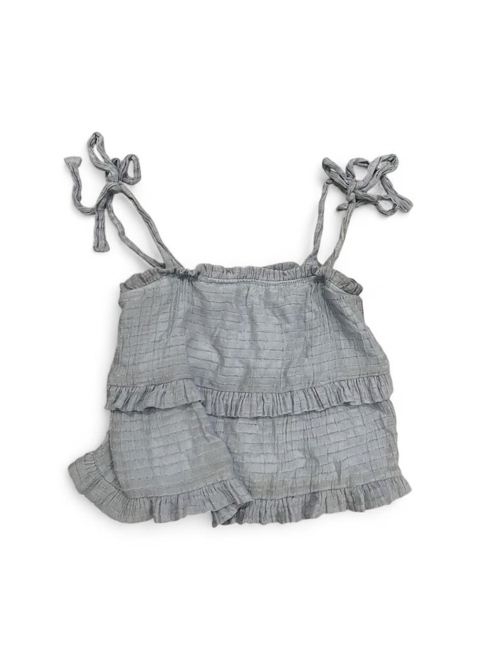 Le Lis Soft Gray Ruffle Cami - Picture 2 of 5